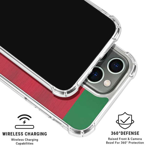 Portugal Soccer Flag iPhone 16 Pro Max Clear Case